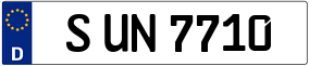 Truck License Plate